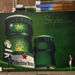 Ca. 11x Canvas schilderij Heineken 90×60